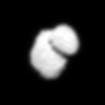Comète 67P/Churyumov-Gerasimenko : image interpolée