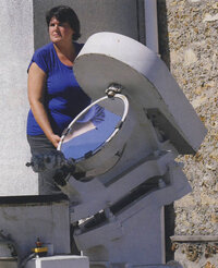 Isabelle Bualé, responsable des observations du Soleil au LESIA
