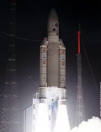 Lancement d'Ariane-5 depuis Kourou