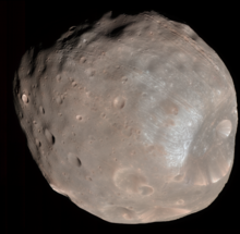 Phobos, le plus gros des satellites de Mars
