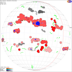 Eruption solaire le 14/7/2000