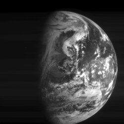 Image de la Terre prise par la caméra de navigation de la sonde Rosetta le (...)