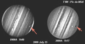 25 juillet : Jupiter et la trace de l'impact