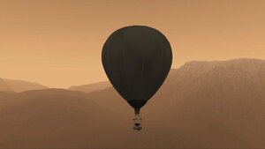 La montgolfière (ballon) de TSSM survole l'équateur de Titan