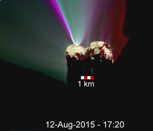 Sursaut d'activité de la comète 67P/Churyumov-Gerasimenko observé le 12 août (...)