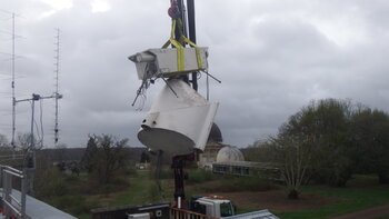 Démontage de la monture de l'héliographe de Meudon le 31 mars&nbsp;(...)
