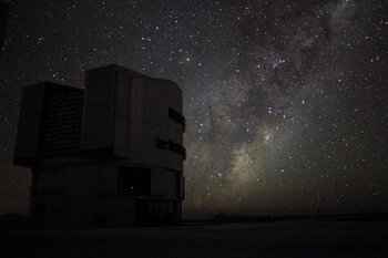 La Voie lactée vue du VLT en février 2013