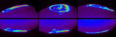 Evolution de l'aspect des aurores au cours de la rotation de&nbsp;(...)