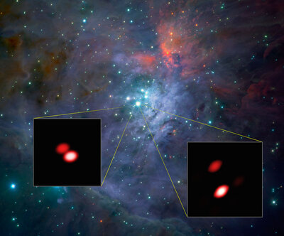 Amas du Trapèze dans la constellation d'Orion où Gravity a découvert le (...)