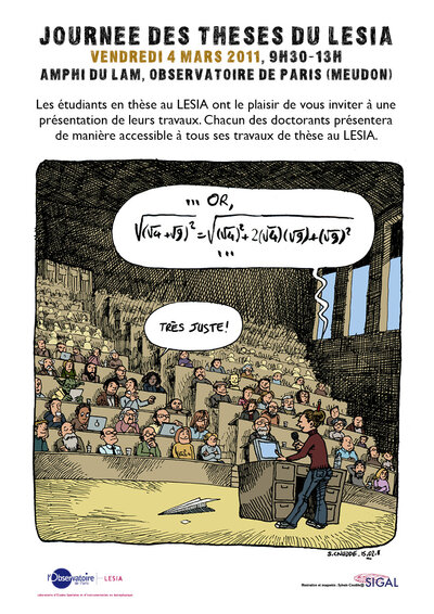Affiche de la journée des thèses