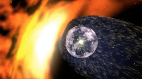L'héliosphère, bulle d'influence du vent solaire dans le milieu&nbsp;(...)