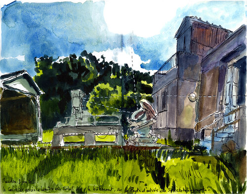 Le coelostat, Meudon, juin 2021