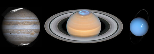 Aurores des planètes géantes