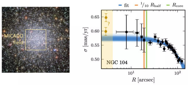 Ă€ la recherche d'un trou noir massif au coeur de l'amas 47 Tucanae