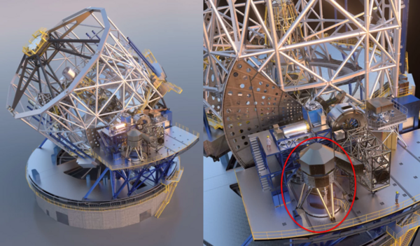 L'instrument MICADO sur la plateforme Nasmyth de l'ELT