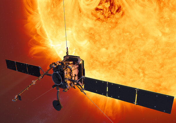 Vue d'artiste de la sonde Solar Orbiter